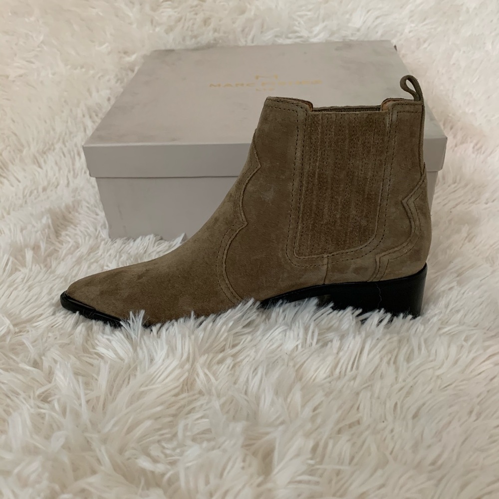 Marc Fisher Yohani Suede Ankle Boot